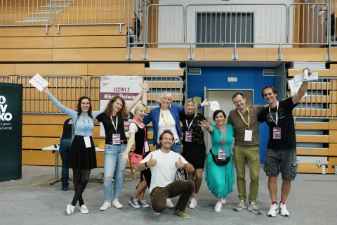 Sodelujoči na dogodku v Kočevju