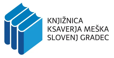 Logo: Knjižnica Ksaverja Meška Slovenj Gradec